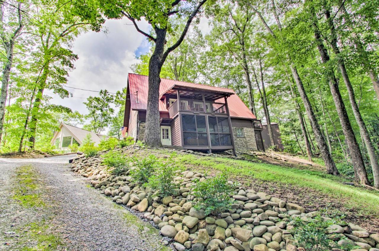 Вилла A-Frame Cabin With Hot Tub Less Than 1 Mi To Ober Гатлинбург Экстерьер фото